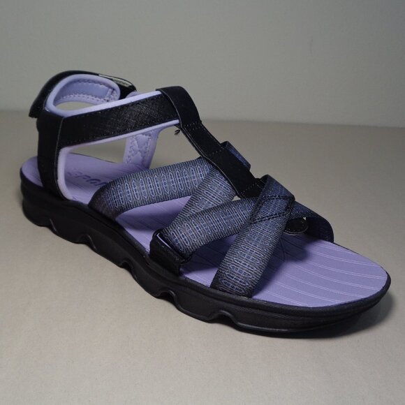 JSport by Jambu Size 6 M KAIA Black / Purple Geometric Sandals New Women's Shoes - Picture 4 of 16